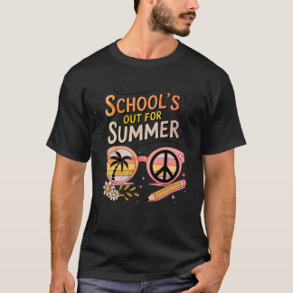 School is uit voor de zomer t-shirt