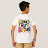 School is uit voor de zomer! t-shirt (Achterkant volledig)