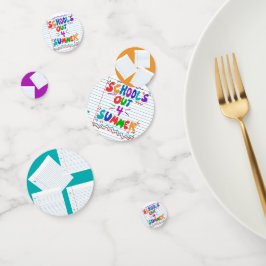 School Is Uit voor Zomer Tafelconfetti Confetti