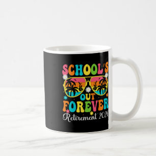 School is voor altijd met pensioen 2026 Retro Gepe Koffiemok