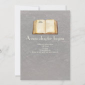 School is voor altijd voorbij Retro gedachte aan l Kaart (Achterkant)