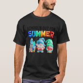 School is weg voor zomerbaanscholier t-shirt (Voorkant)