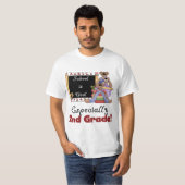 School is zeker de tweede klas t-shirt (Voorkant volledig)