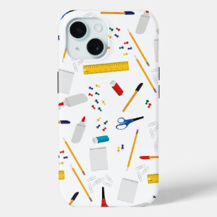 School Kantoor & Crafts Leveringspatroon iPhone 15 Case