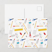 School Kantoor & Crafts Leveringspatroon Feestdagenkaart (Voorkant / Achterkant)