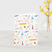 School Kantoor & Crafts Leveringspatroon Kaart (Gele Bloem)