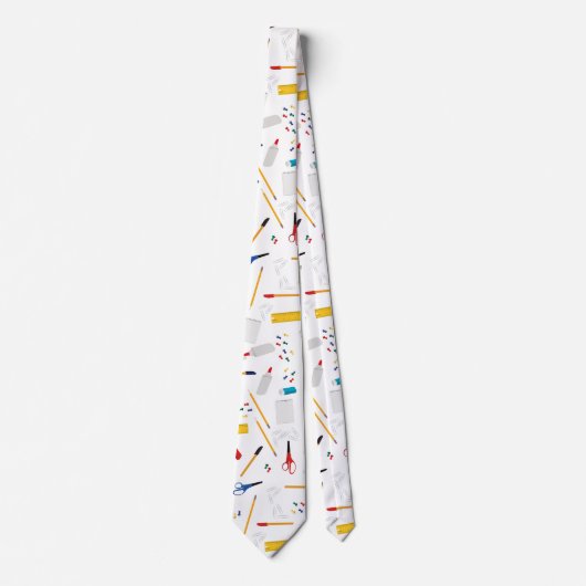 School Kantoor & Crafts Leveringspatroon Stropdas (Voorkant)