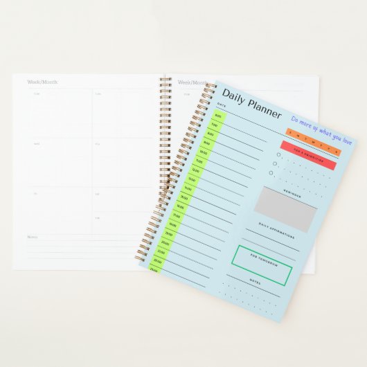 School & Kantoor Dagelijkse Planning Notitieboek (Display)