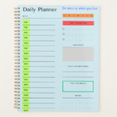School & Kantoor Dagelijkse Planning Notitieboek (Voorkant)
