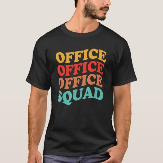 School Kantoor Squad School Secretary Team T-shirt (Voorkant)