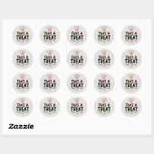 School Kids Birthday Treat Donut Kraft Ronde Sticker (Vel)