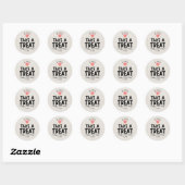  School Kids Birthday Treat Heart Cookie Kraft Ronde Sticker (Vel)