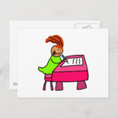 School-Kind Briefkaart (Voorkant / Achterkant)