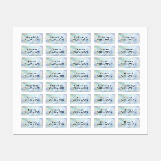 School Kinder iriserende Custom Labels (Vel)