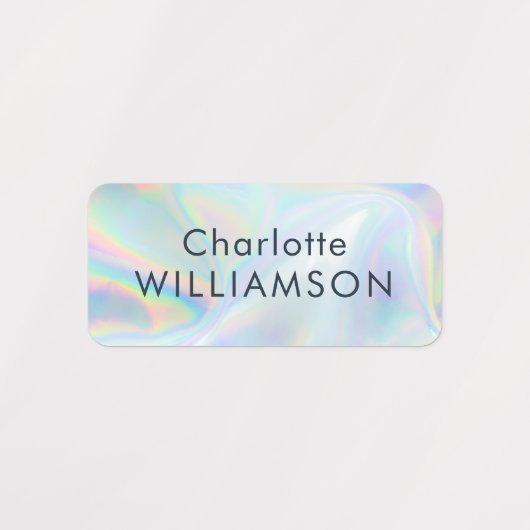 School Kinder iriserende Custom Labels (Design 2)