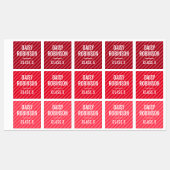 School Kinder Naam & Klasse Labels (Vel)