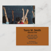 School Kinder Visitekaartjes (Voorkant / Achterkant)