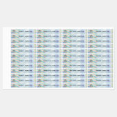 School Kinder Waterdichte Holografische Klok Motie Labels (Vel)