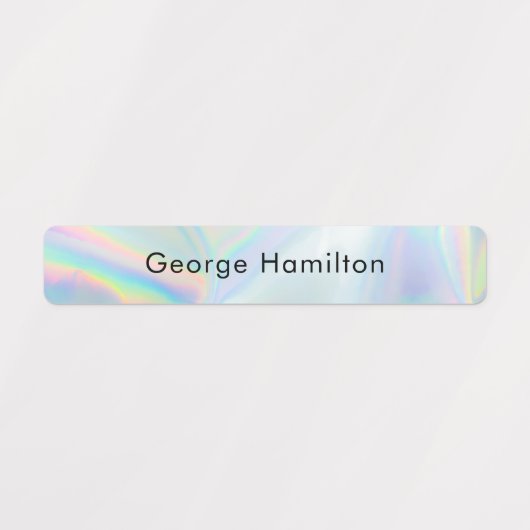School Kinder waterdichte holografische naam Labels (Design 2)
