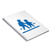 School Kinderkruising > Japans verkeersbord Notitieboek (Rechterzijde)