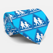 School Kinderkruising > Japans verkeersbord Stropdas (Opgerold)