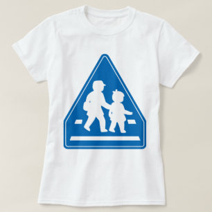 School Kinderkruising > Japans verkeersbord T-shirt