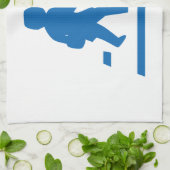 School Kinderkruising > Japans verkeersbord Theedoek (Gevouwen)