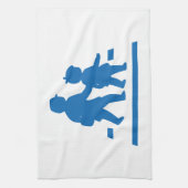 School Kinderkruising > Japans verkeersbord Theedoek (Verticaal)