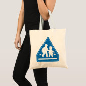 School Kinderkruising > Japans verkeersbord Tote Bag (Voorkant (product))
