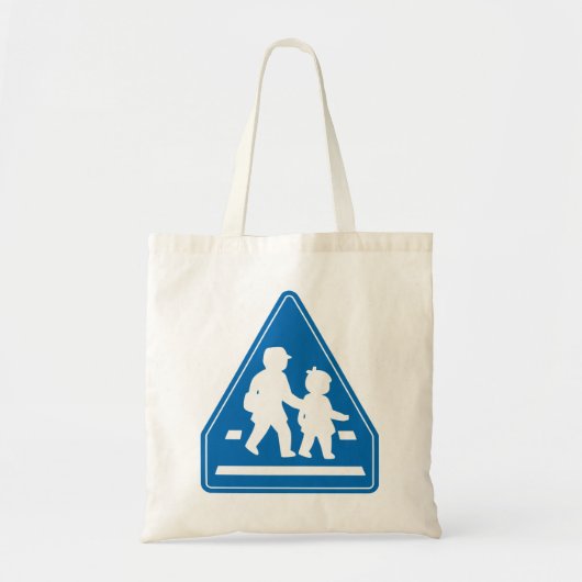 School Kinderkruising > Japans verkeersbord Tote Bag (Voorkant)