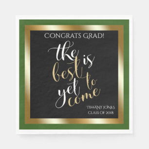 School Kleuren Groen Best is nog te komen Afstudee Servet