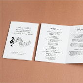 School Koor- of Bandconcertprogramma Flyer