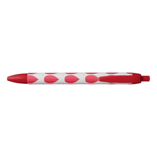 School Korean Kpop Pattern Red Blue Hand Heart Zwarte Inkt Pen (Achterkant)