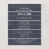 School krijtbord Casual bruiloft uitnodiging (Voorkant)