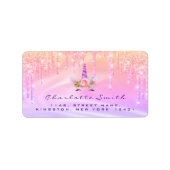 School Label Holograaf Unicorn Online Shop Logo (Voorkant)