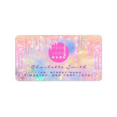 School Label Holografische Eenhoring Online Winkel (Voorkant)