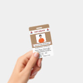 School Leerling Kind Pasfoto Identificatiekaart Badge (Handheld)