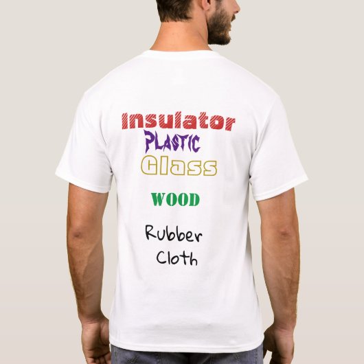 school leert-shirt t-shirt (Achterkant)