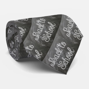 School Leraar Biologie Blackboard Chalk stropdas