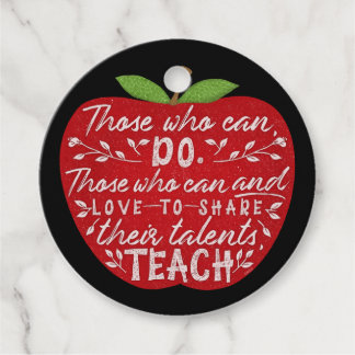 School leraar dank je | Apple Teaching Quote Bedankjes Labels