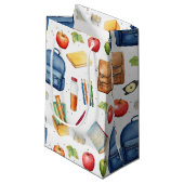 School/leraar geschenktas klein cadeauzakje (Voorkant Gekanteld)