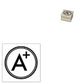 SCHOOL LERAAR GRADING ALFABETISCH RUBBERSTEMPEL (Gestempeld)