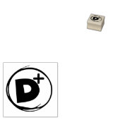 SCHOOL LERAAR GRADING RUBBERSTEMPEL (Gestempeld)