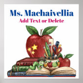 School/leraar/Poster klaslokaal Poster (Voorkant)