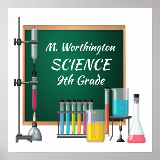 School/leraar/Poster klaslokaal Poster (Voorkant)