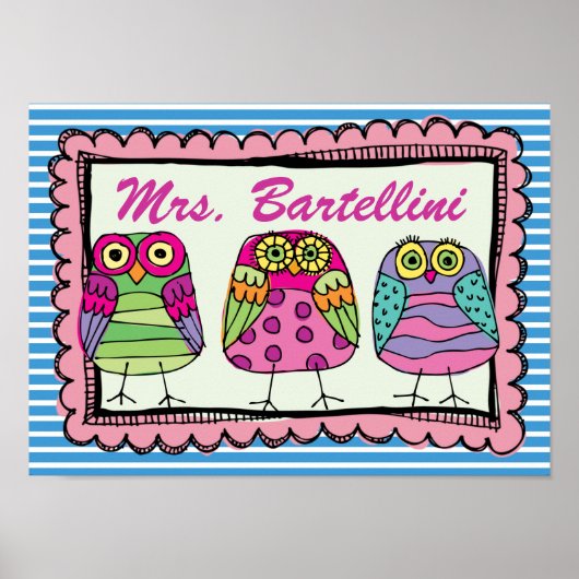 School / leraar / Poster klaslokaal - SRF (Voorkant)