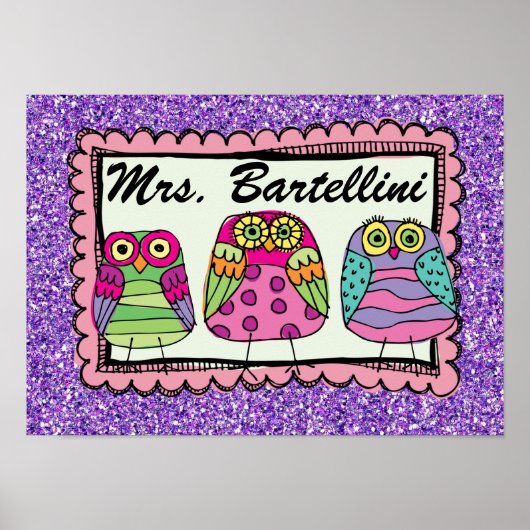 School / leraar / Poster klaslokaal - SRF (Voorkant)