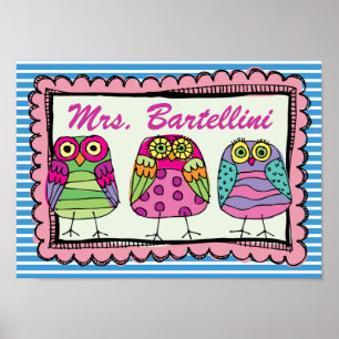 School / leraar / Poster klaslokaal - SRF