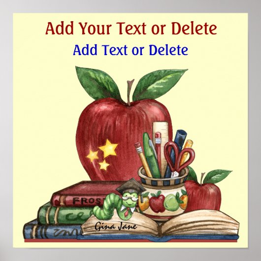 School / leraar / Poster klaslokaal - SRF (Voorkant)