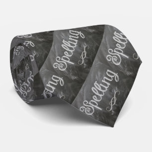 School leraar spelling Blackboard krijt stropdas